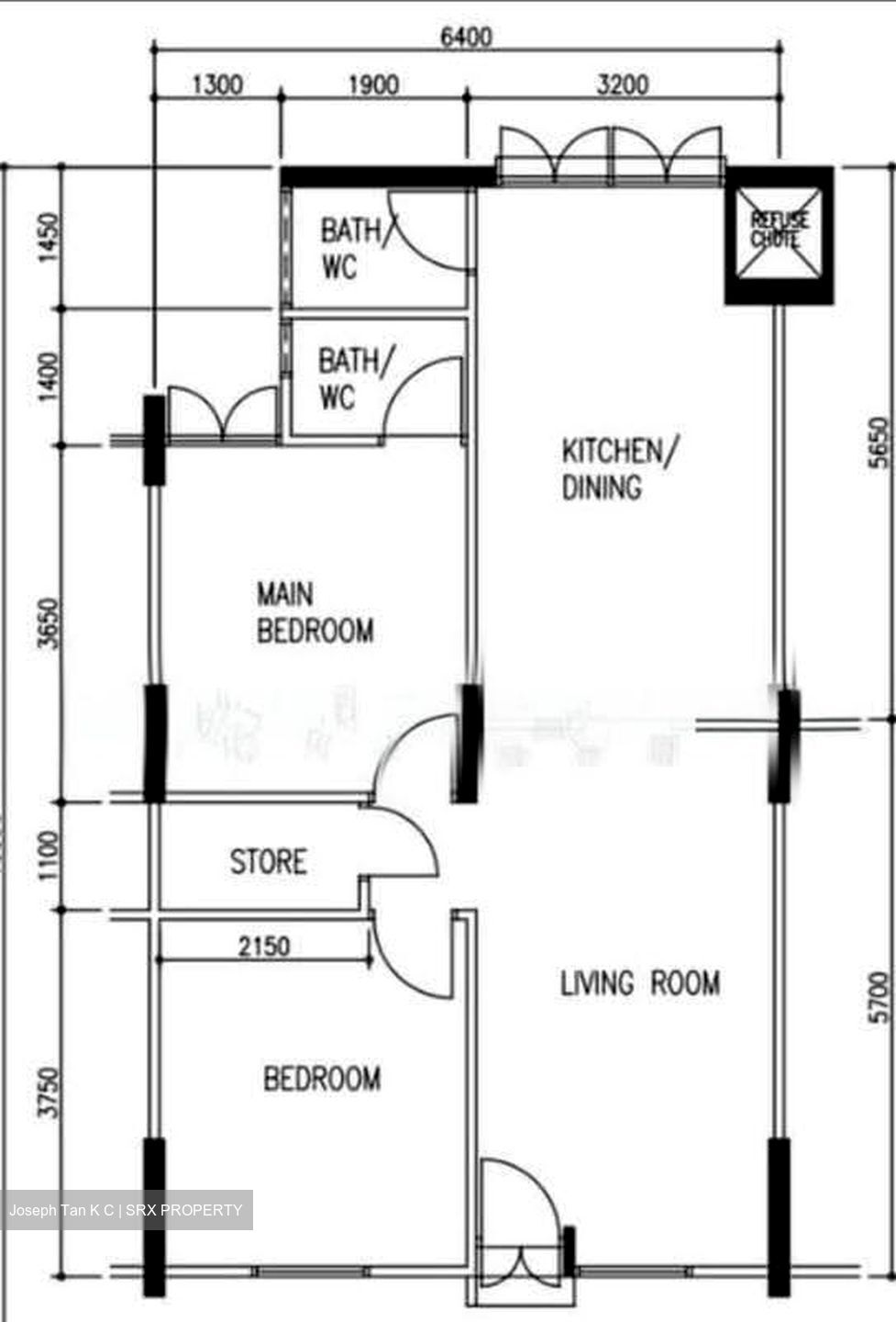 Blk 110 Kebun Baru Heights (Ang Mo Kio), HDB 3 Rooms #637393361